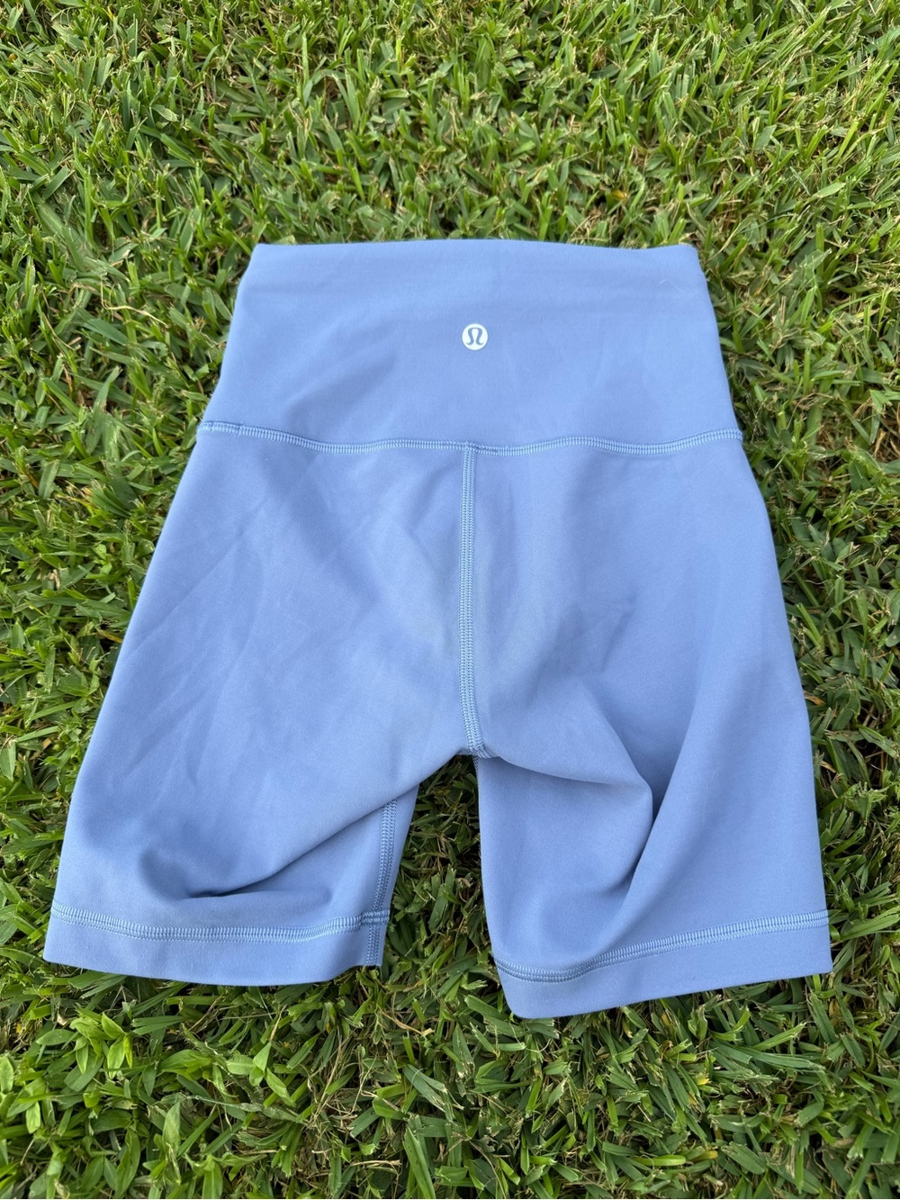 Lululemon High-Rise Blue Athletic Bike Shorts Size 2